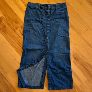 Long Jean skirt